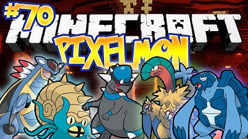 "FOSSIL NETHER BATTLE!" - PIXELMON (2.5.2 Minecraft Pokemon Mod) - #70