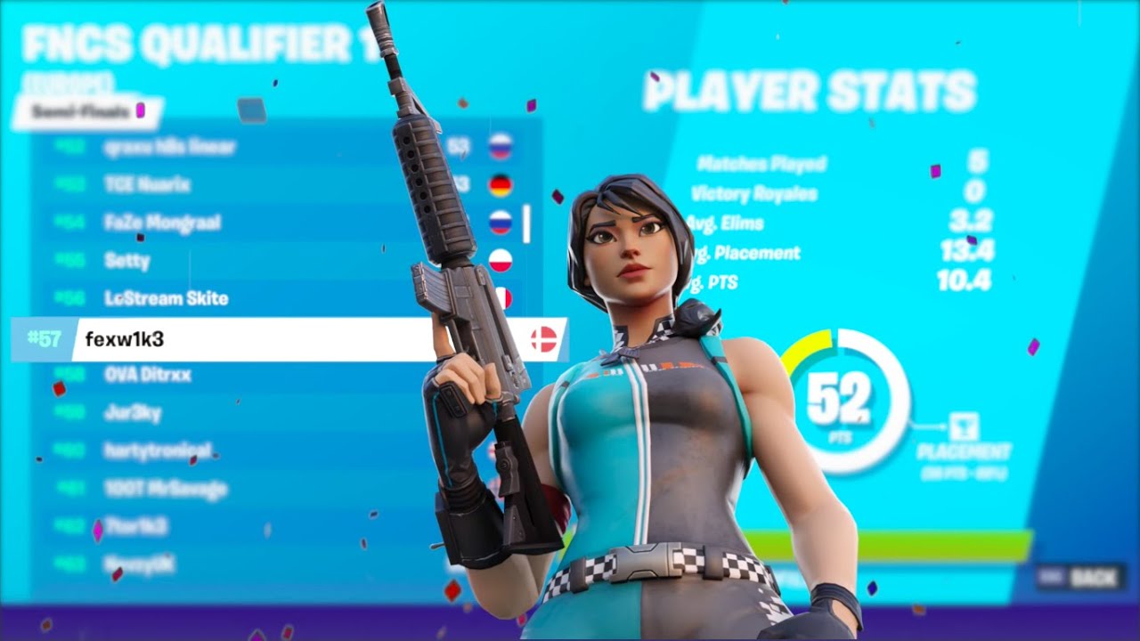 How I qualified for FNCS Finals