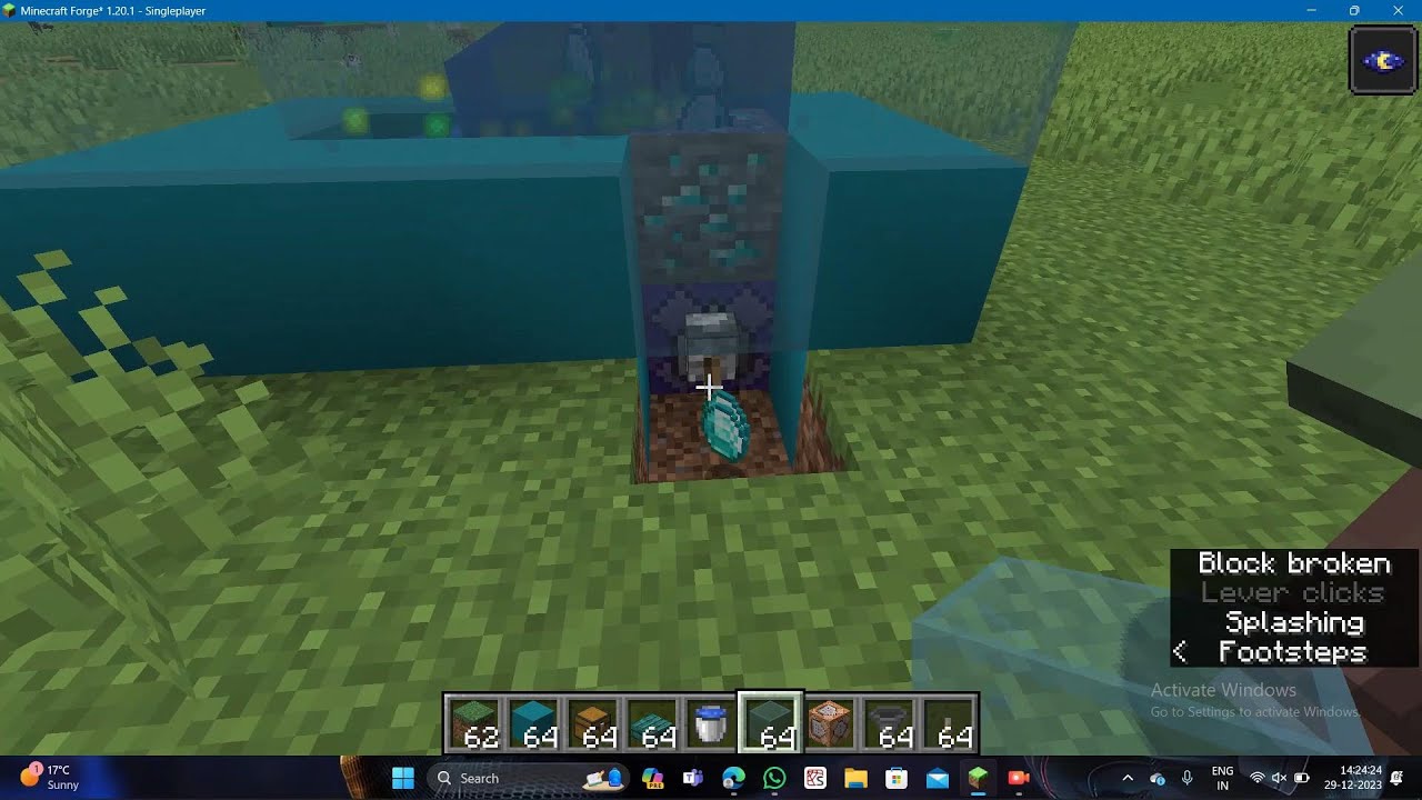 Diamond Command Block How to make a diamond farm using command block in minecraft 1.20.1 ; VM ...