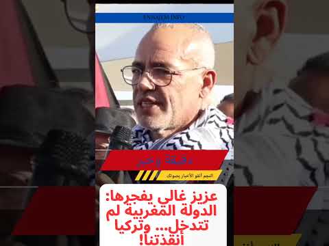 عزيز غالي الإفراج تم بفضل تركيا وليس بوساطة مغربية