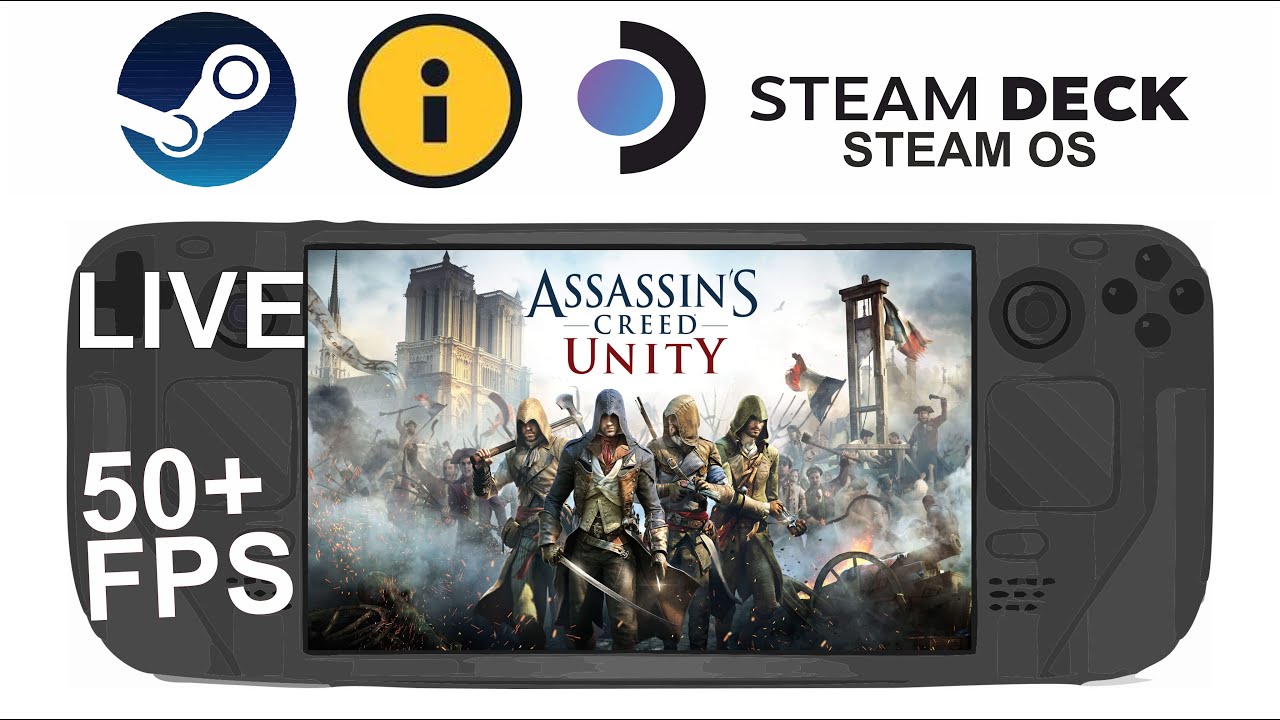 Assassin's Creed Unity - Steam Deck gameplay 