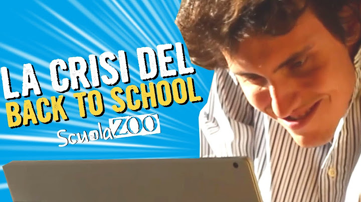 4 TIPI di STUDENTI da  BACK TO SCHOOL #ScuolaZoo