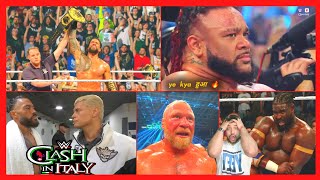 Roman, Cody aur Jacob?! 😳 Roman JEETA, Cody Faceoff 🔥 Brock Hits 7 F5s | Clash in Italy 2026 RESULTS