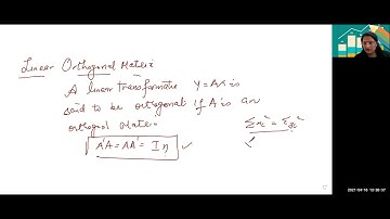 Linear orthogonal transformation