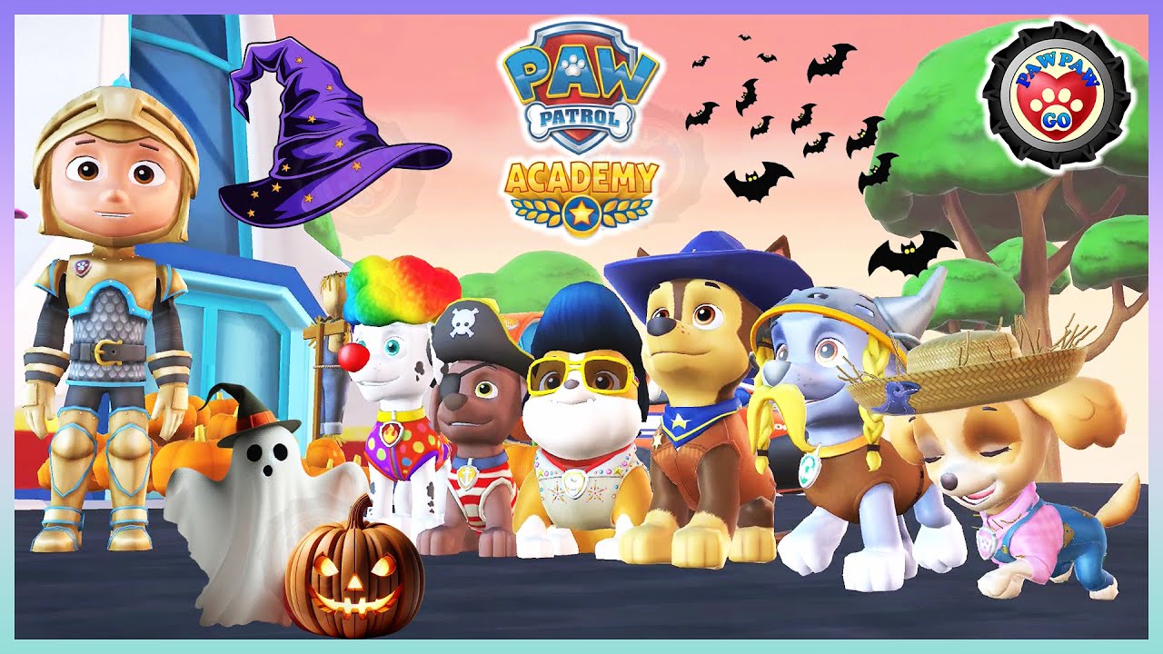PAW Patrol Academy Big Update - Exciting Happy HALLOWEEN Adventure! 汪汪救立大功學院 - 有趣的萬聖節