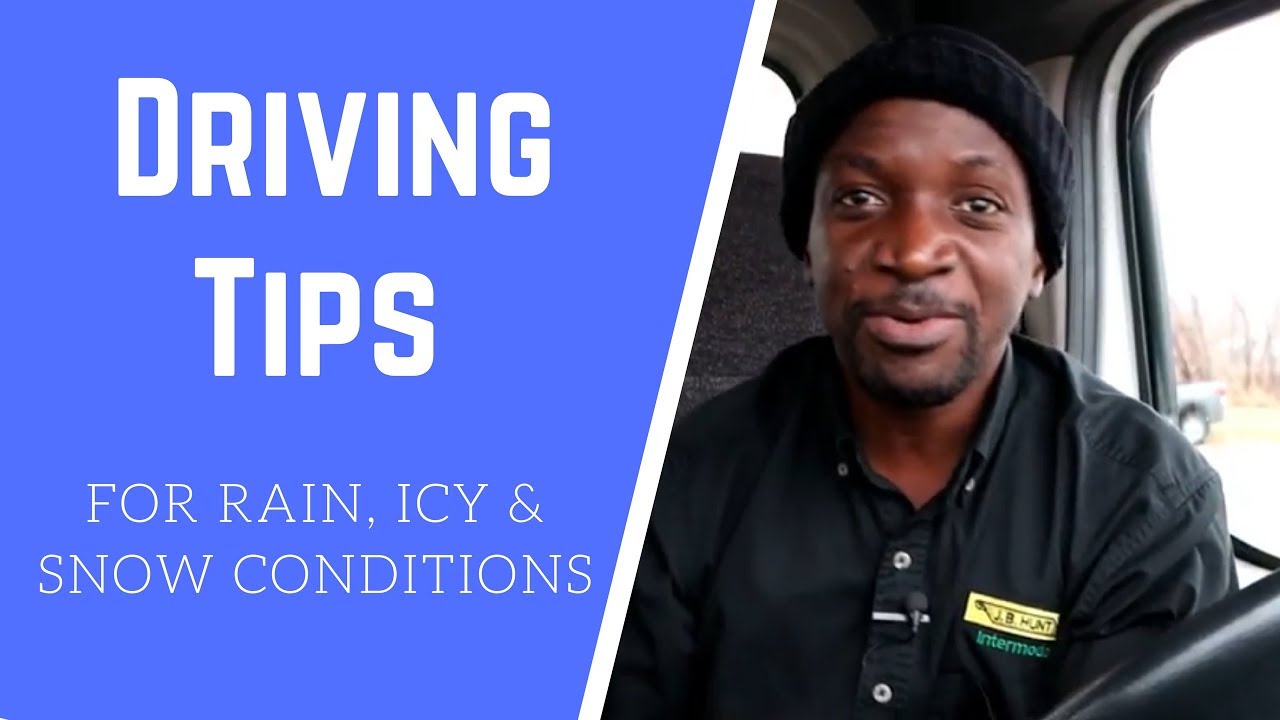 Truck Driving Tips For Wet And Icy Roads - YouTube