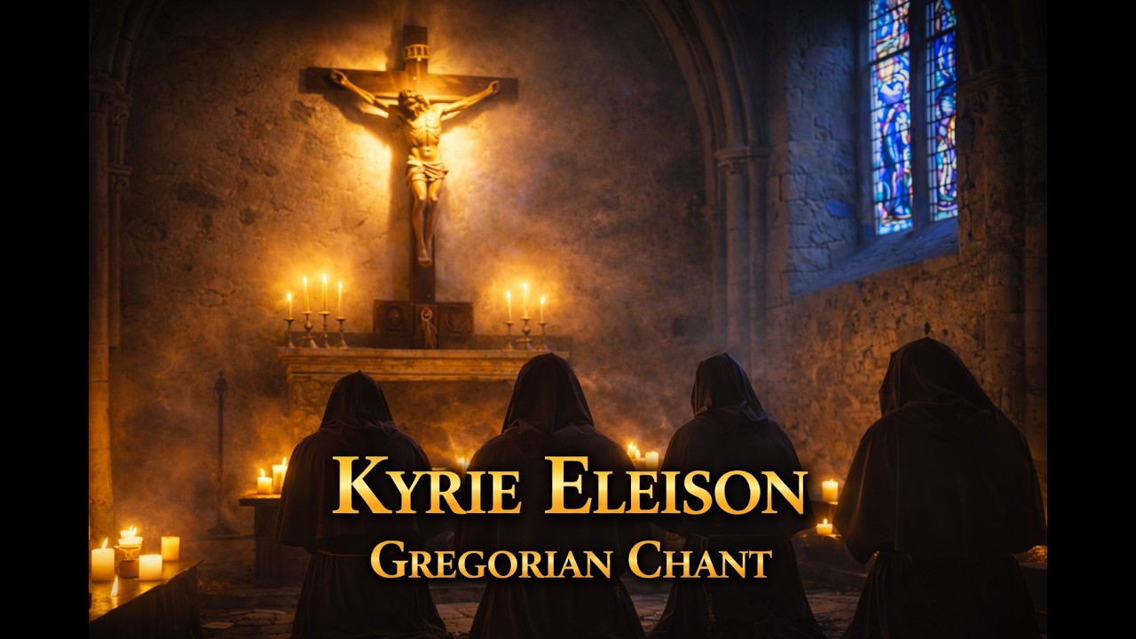 Gregorian Chant – Kyrie Eleison  (432Hz) for Prayer, Peace & Meditation