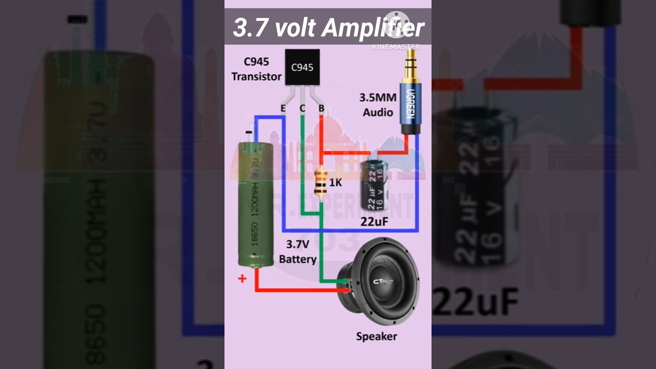 3.7 volt amplifier circuit diagram 😱😯😱😯