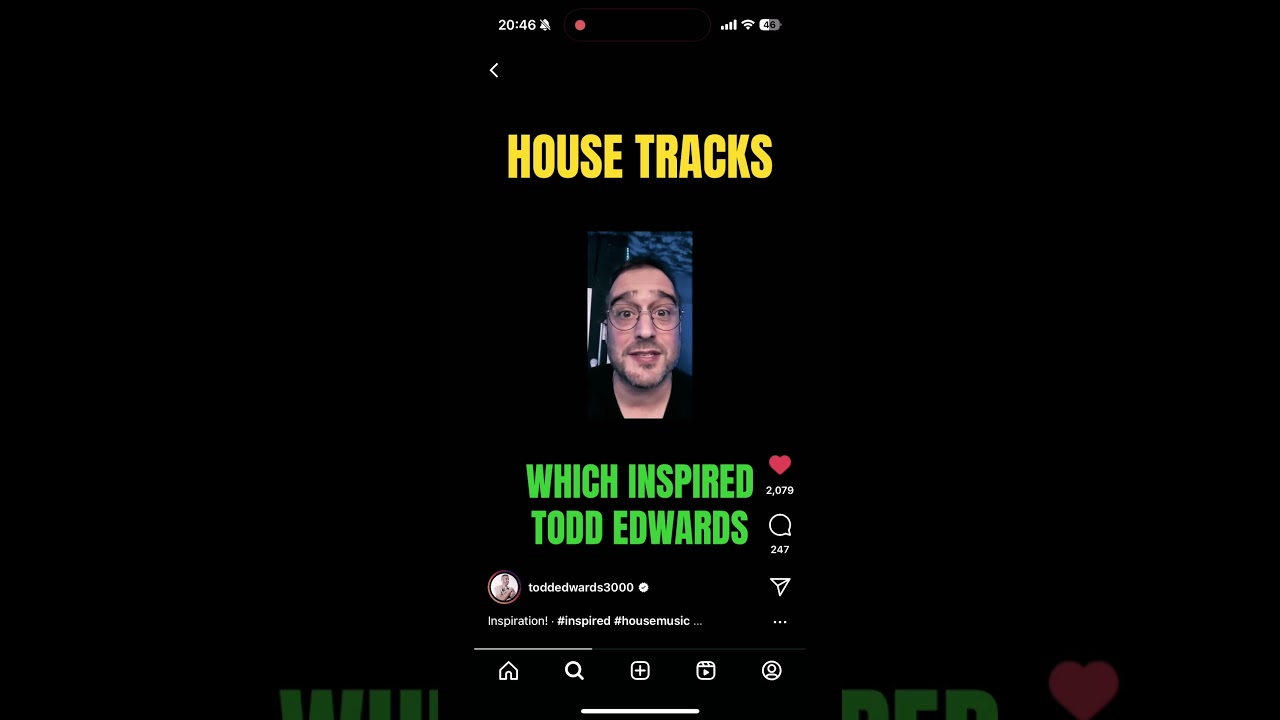 Classic House Tracks which inspired Todd Edwards 
