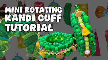 Mini Rotating Kandi Cuff Tutorial | Beginner Friendly Easy Kandi Tutorial