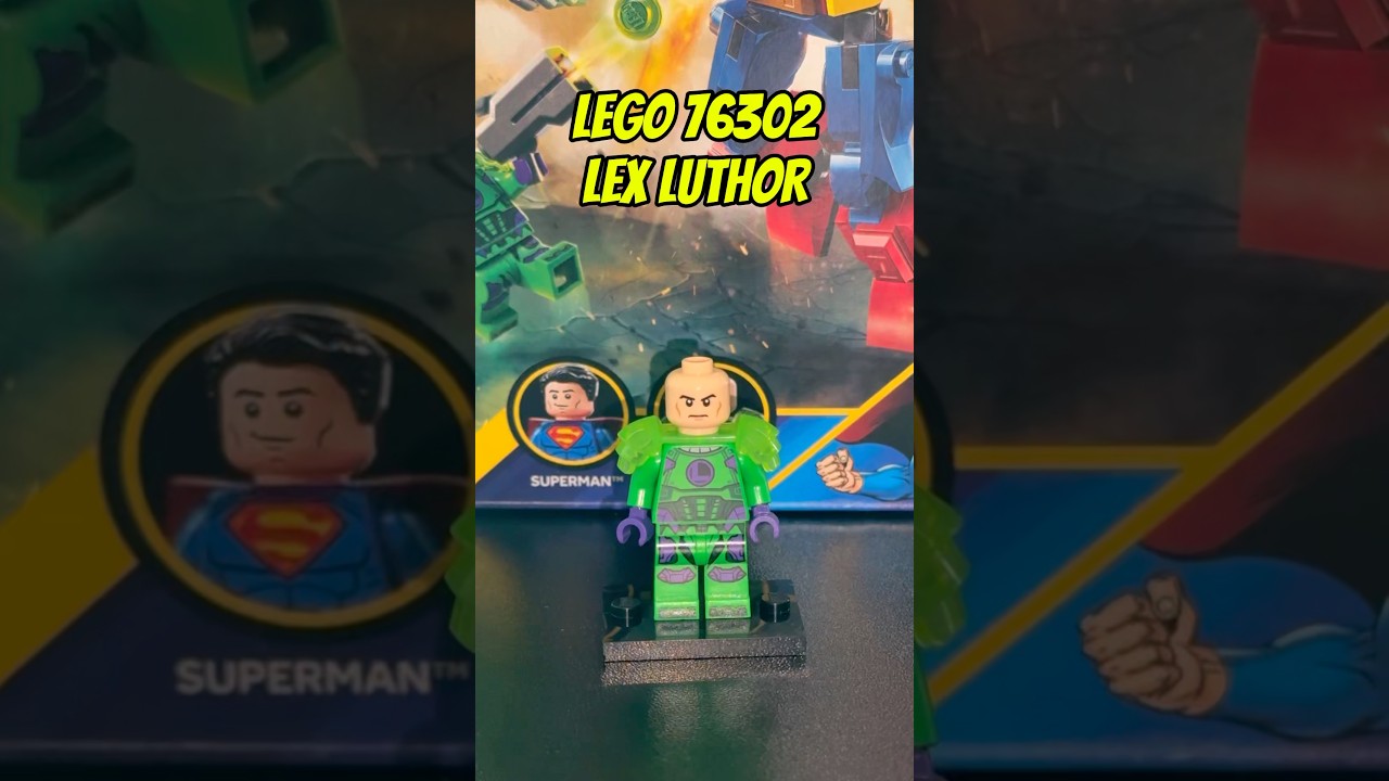 FIRST LEGO Lex Luthor in SEVEN Years! LEGO 76302 DC Minifigure 