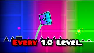 I Beat EVERY RATED 1.0 LEVEL In Geometry Dash!