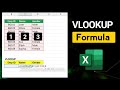 How to use vlookup formula in excel | Vlookup in excel | vlookup in excel tutorial #excel