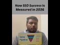 How SEO Success Is Measured in 2026?  Not just organic clicks anymore #searchvisibility #aitraffic