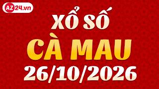 Ca Mau Lottery October 26 - XSCM - SXCM - XSCMAU - Ca Mau Lottery Results today Monday