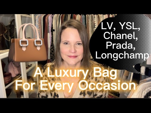 A Luxury Bag For Every Occasion (Louis Vuitton, Saint Laurent, Chanel,  Prada & Longchamp) 