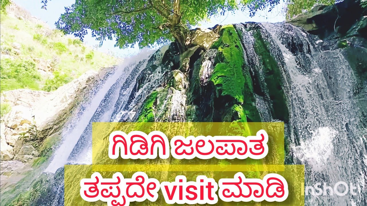 GIDIGI water falls  near by Venkatagiri kota