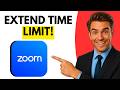 How To Extend Zoom Meeting Time Limit For Free (Updated Method 2026)