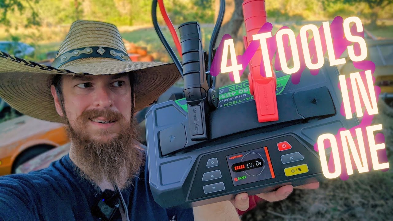 The ONE! LokiThor JTC4250 Multifunction Jump Starter - YouTube