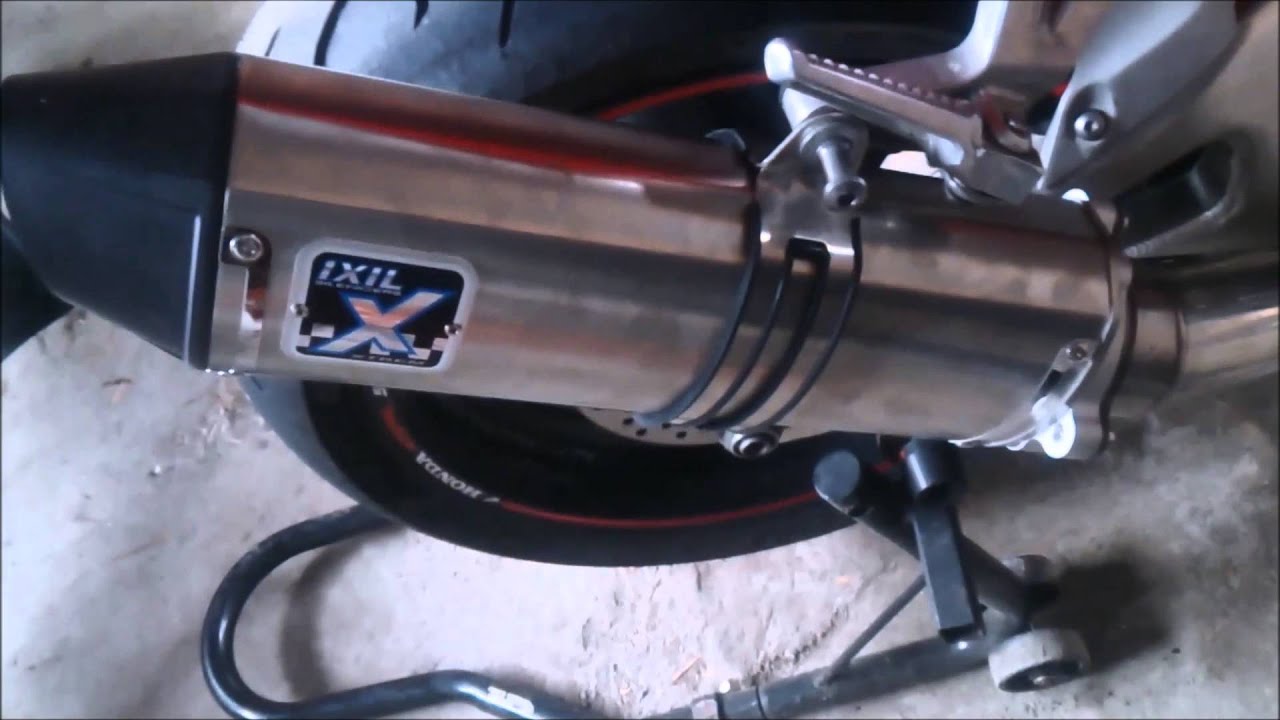 Honda CBR 954 Fireblade Ixil Sove exhaust sound YouTube
