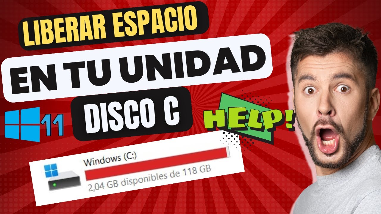😎💥LBERA ESPACIO en tu  💽UNIDAD C en WINDOWS 11// SUPER FACIL