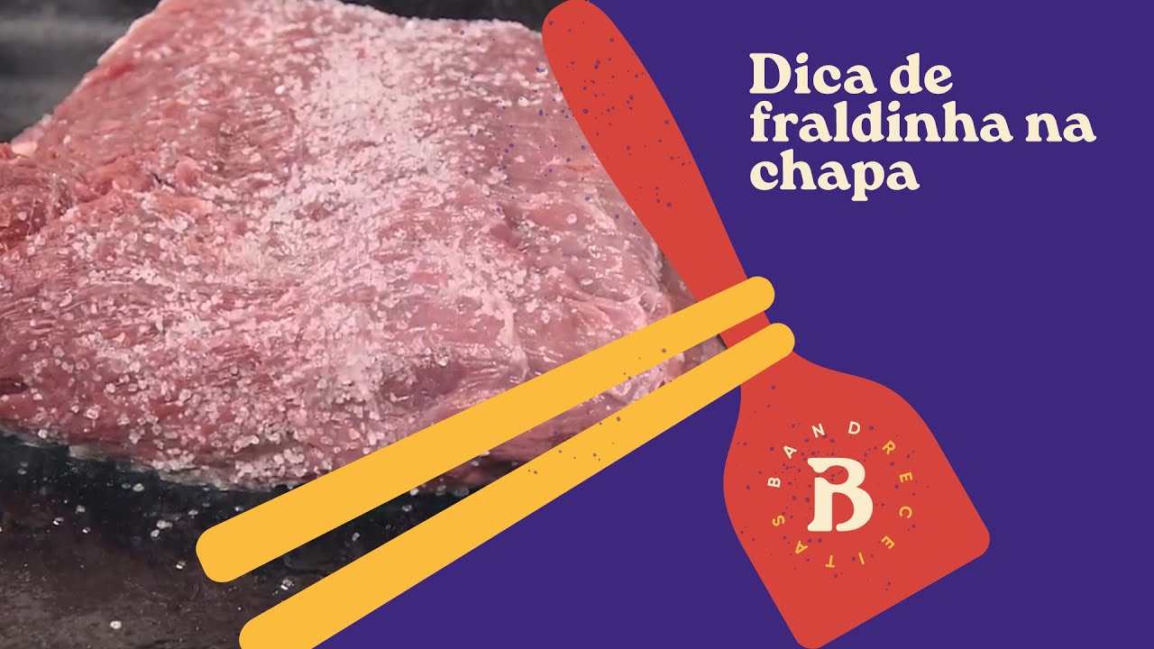 Dica para fazer a fraldinha na chapa ou frigideira | Edu Guedes | The