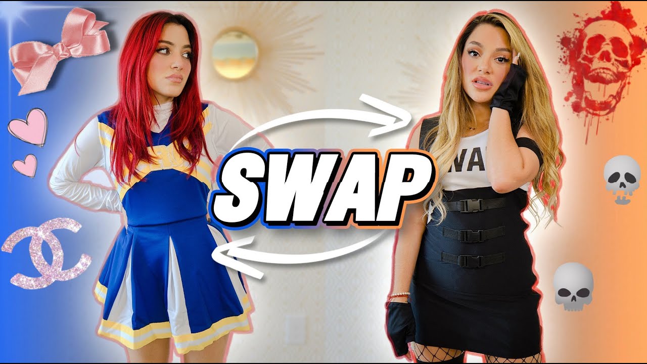 Sisters Swap Aesthetics *Halloween Edition* - YouTube