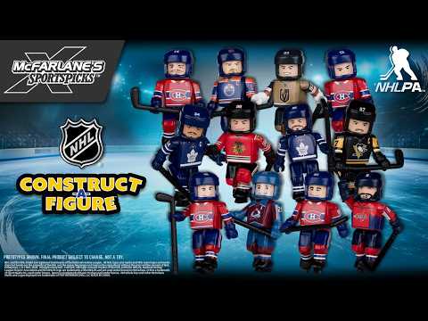 NEW McFarlane's SportsPicks™ NHL™ Construct-A-Figure, (12) 2" Scale Figures | Action Figure Showcase