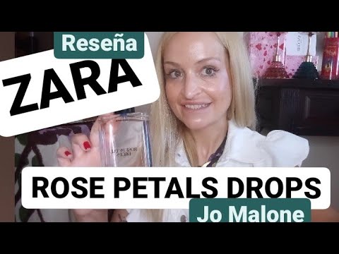 ZARA. ROSE PETAL DROPS. JO MALON. Perfume. Colección RAIN N. 1