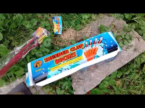 Thunderclap bottle rockets.