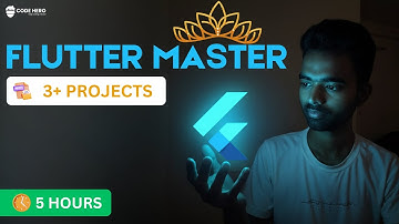 Flutter Master Course in Hindi (2026) 🚀 | 5 Hours Full Flutter Tutorial + 4 Projects