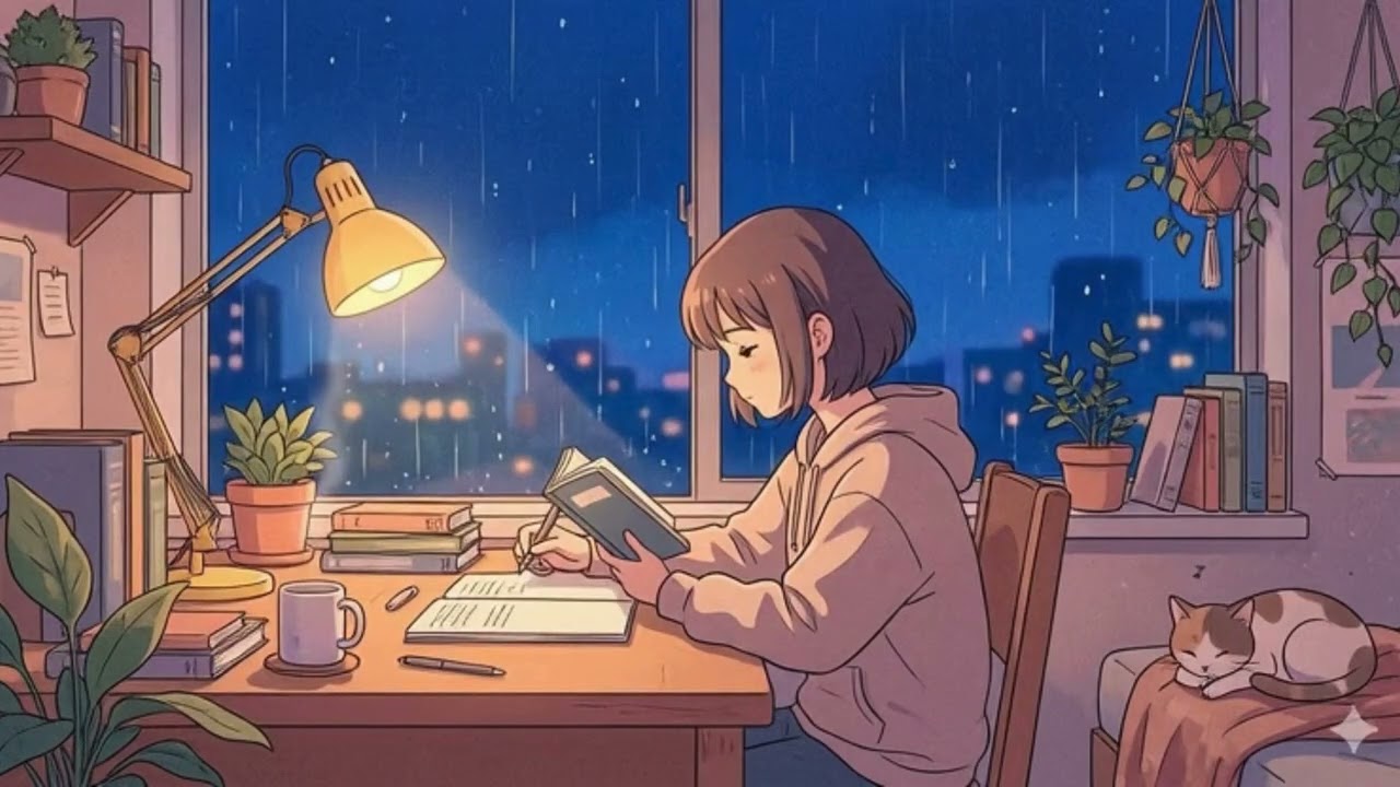 Rainy Mood Lofi Beats for Concentration 🎧 | LofiVerse