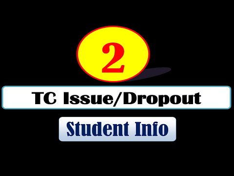 How to Issue TC or Record sheet to students in student info || Move to dropbox