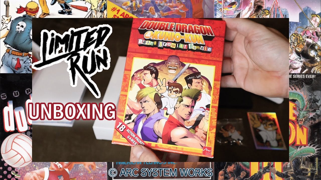 Double Dragon and Kunio-Kun Unboxing Limited Run Games - Retro Brawler Bundle
