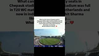 whole stadium is empty 💔 #cricket #odi #indvsafg #sports