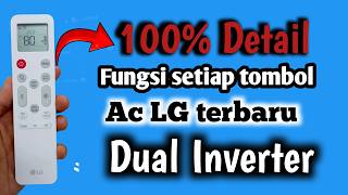 Cara penggunaan remote AC LG DUAL INVERTER TERBARU/NVA Seties