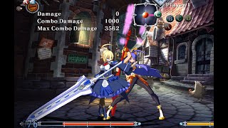 Basic Es' forward purple throw conversions (captions included) [BBCF]