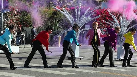 BTS stops traffic with James Corden to perform Butter & Dynamite