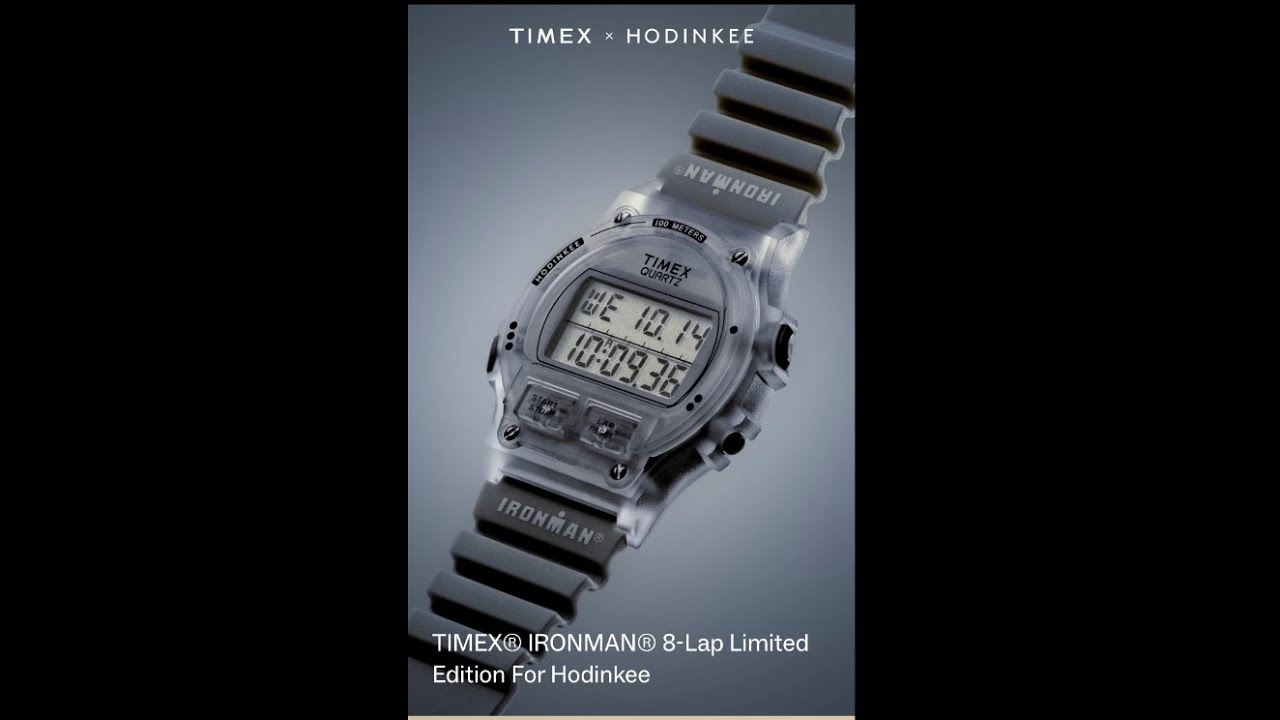 Time IronMan 8-Lap X Hodinkee Limited Edition (Announcing Vid