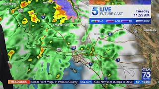 Winter storm watch in Southern California