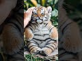 Would You Cuddle This Baby Tiger? #tiger#shorts#nature#funny#cute
