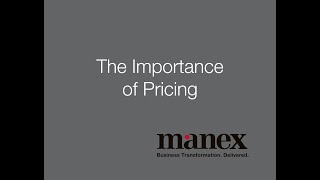 The Importance of Pricing