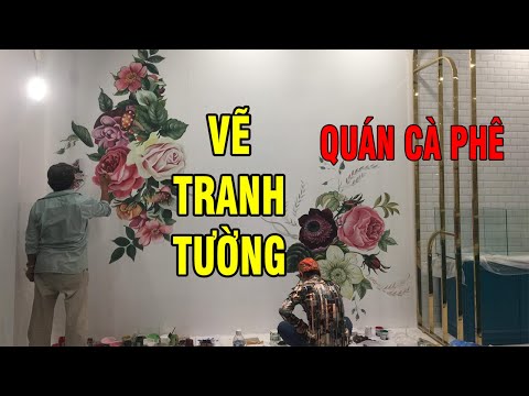 Video Vẽ Tranh Tường Quán Cafe - Sản Phẩm Đảm Bảo Chất,... - youtube