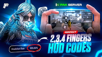 WORLD BEST CUSTOM HUD AND CODES FOR PAKISTAN SERVER 🇵🇰🤯🔥 | PERFECT 2,3,4 FINGER HUD IN FREE FIRE 🔥🤩