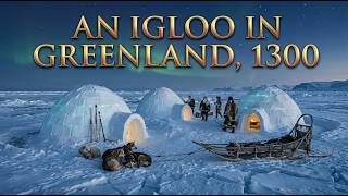 This Is How People Lived Inside Igloo in the Extreme Cold of Greenland in 1300 | AI Reconstruction