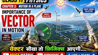 Class 11 Physics Chapter 3 | Motion in a Plane | Importance of Vector | NCERT 2026