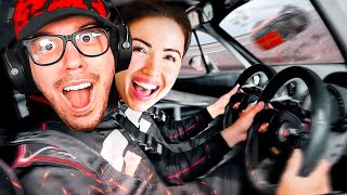 BOYFRIEND vs GIRLFRIEND in a RACING GAME!