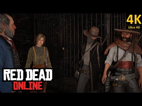 Red Dead Online [4K] Прохождение миссии #4 - Любовь и честь! - Red Dead Redemption 2 Online