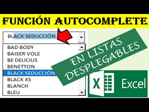 Video: ¿Dónde está Autocompletar Excel 2013?