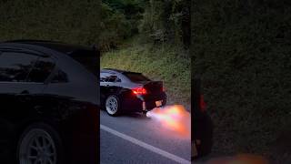 G37 ISR SINGLE EXIT SHOOTING FLAMES